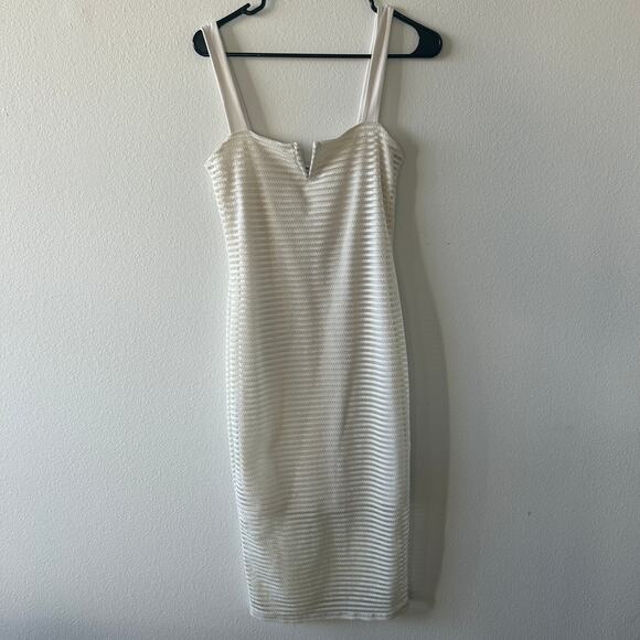 Good American Mesh Ivory Dress Size Small - Picture 2 of 9